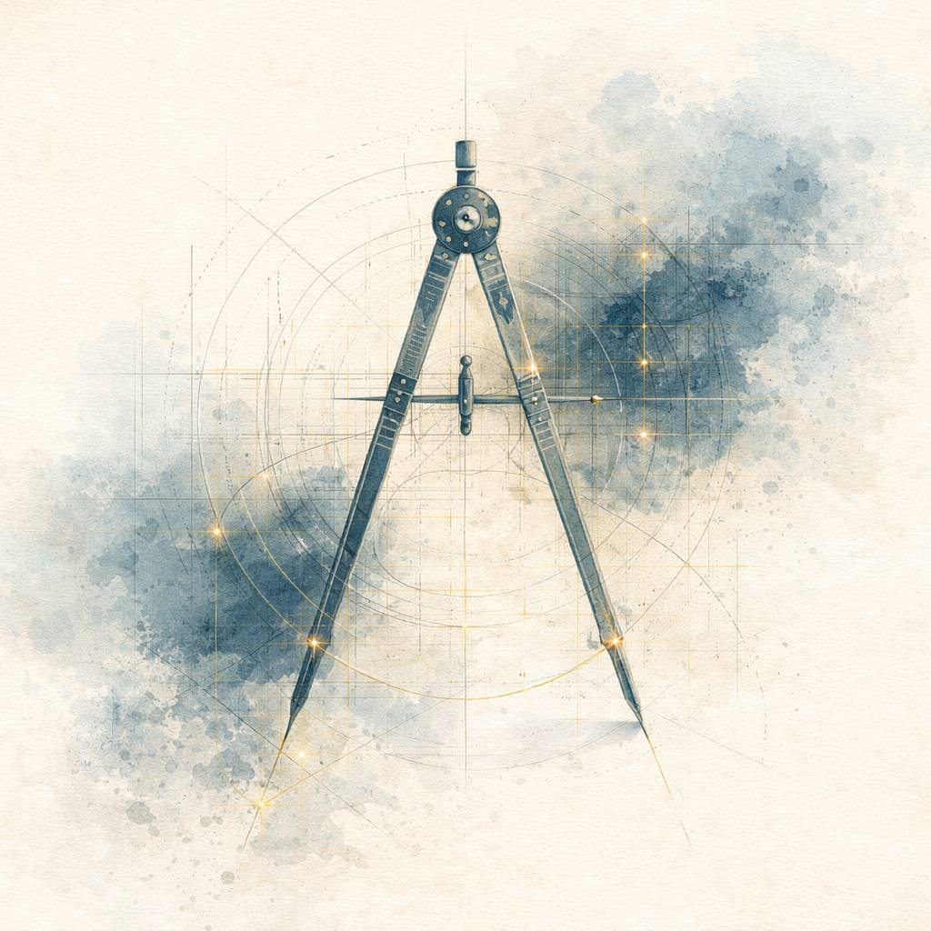 Compass and annotation detail — operational mapping artifact